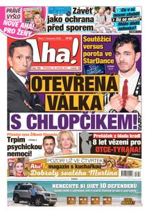 Obálka Aha! - 7.11.2023