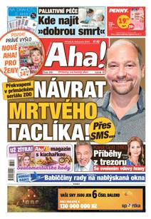 Obálka Aha! - 8.11.2023