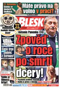 Obálka BLESK - 9.11.2023