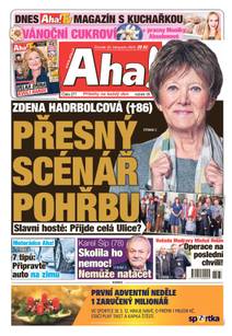 Obálka Aha! - 30.11.2023