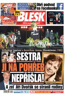 Obálka BLESK - 27.1.2024