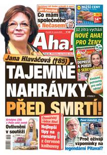 Obálka Aha! - 12.2.2024