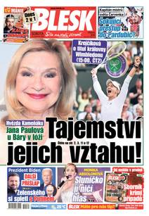 Obálka BLESK - 13.7.2024