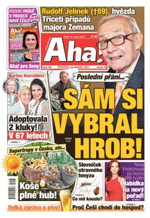 Obálka Aha! - 16.8.2024