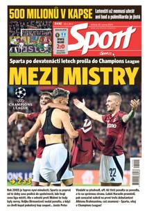 Obálka Sport - 28.8.2024