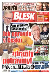 Obálka BLESK - 29.8.2024