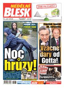 Obálka NEDĚLNÍ BLESK - 37/2024