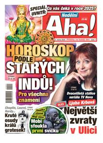 Obálka Nedělní Aha! - 1/2025
