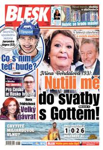 Obálka BLESK - 4.3.2025