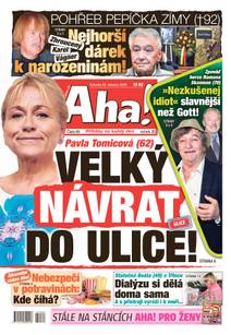 Obálka Aha! - 22.3.2025