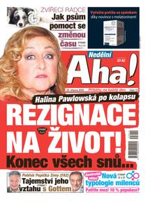 Obálka Nedělní Aha! - 12/2025