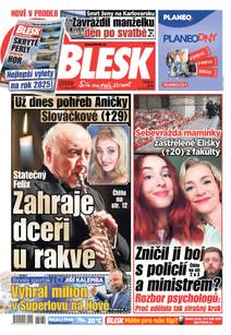 Obálka BLESK - 15.4.2025