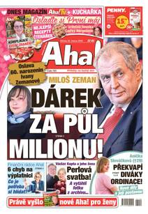 Obálka Aha! - 30.4.2025