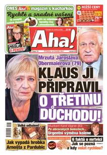 Obálka Aha! - 15.5.2025