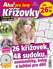 Obálka Aha! pro ženy Křížovky - 5/2025