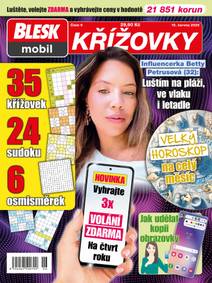Obálka BLESKmobil KŘÍŽOVKY - 6/2025