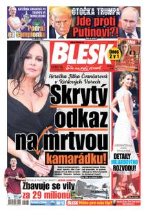 Obálka BLESK - 12.7.2025