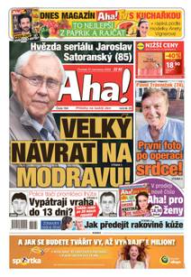 Obálka Aha! - 17.7.2025