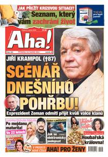 Obálka Aha! - 8.8.2025