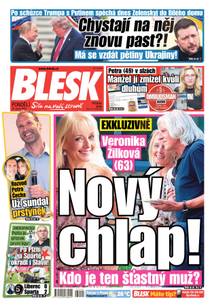 Obálka BLESK - 18.8.2025