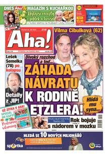 Obálka Aha! - 18.9.2025