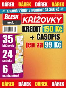 Obálka BLESKmobil KŘÍŽOVKY - 9/2025