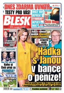 Obálka BLESK - 29.9.2025
