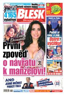 Obálka BLESK - 2.10.2025