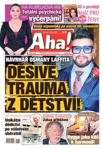 Obálka Aha! - 11.10.2025