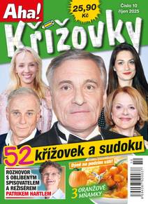 Obálka AHA! Křížovky - 10/2025