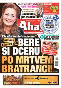 Obálka Aha! - 22.10.2025