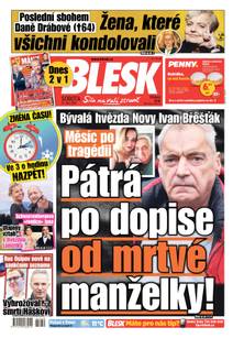 Obálka BLESK - 25.10.2025