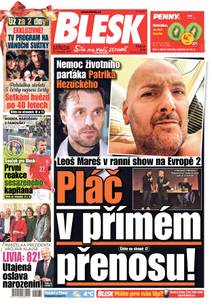 Obálka BLESK - 19.11.2025