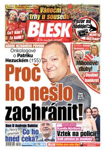 Obálka BLESK - 9.12.2025
