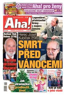 Obálka Aha! - 16.12.2025