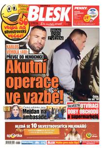 Obálka BLESK - 31.12.2025