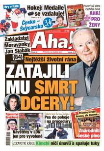 Obálka Aha! - 16.2.2026