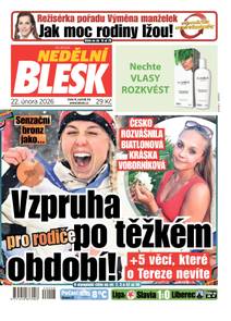 Obálka NEDĚLNÍ BLESK - 8/2026