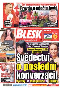 Obálka BLESK - 12.5.2026