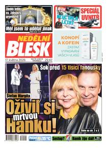 Obálka NEDĚLNÍ BLESK - 20/2026