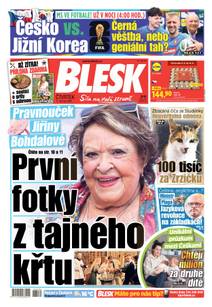 Obálka BLESK - 11.6.2026