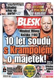 Obálka BLESK - 28.7.2026