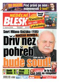 Obálka NEDĚLNÍ BLESK - 31/2026