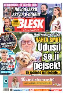 Obálka BLESK - 7.8.2026