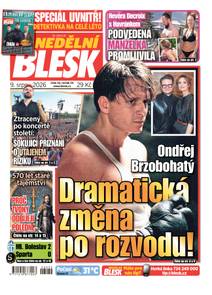 Obálka NEDĚLNÍ BLESK - 32/2026