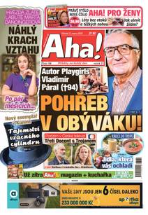 Obálka Aha! - 12.8.2026