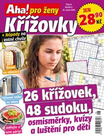 Obálka Aha! pro ženy Křížovky - 8/2026