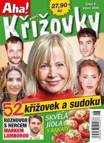 Obálka AHA! Křížovky - 8/2026