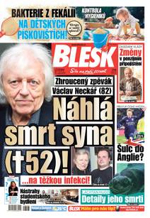 Obálka BLESK - 25.8.2026