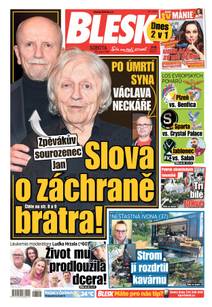 Obálka BLESK - 29.8.2026